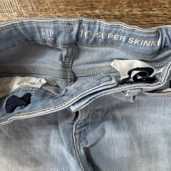 Lot Of 3 Girls Size 10 Jeans Gap Old Navy Place Super Skinny Slouchy Straight - Picture 10 of 10